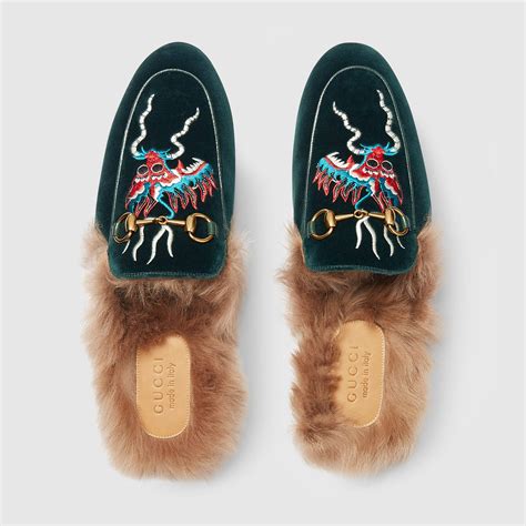 gucci velvet slippers for men|luxury house slippers for men.